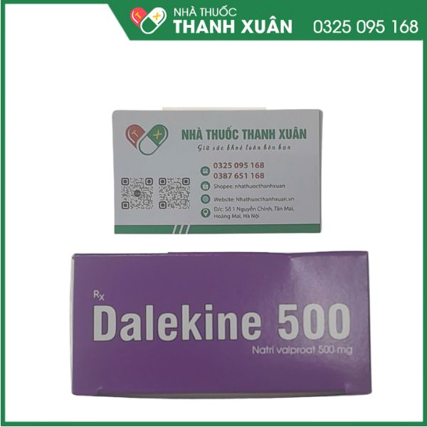 Dalekine 500 thuốc điều trị động kinh, co giật